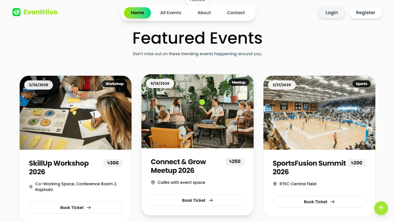 EventHive  screenshot 1