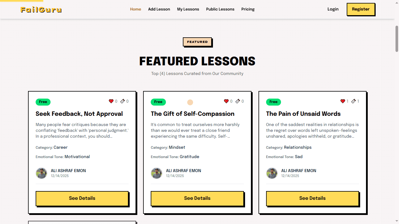 FailGuru screenshot 1