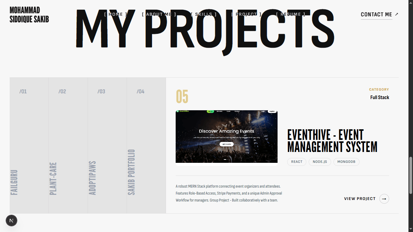 sakib Portfolio screenshot 2