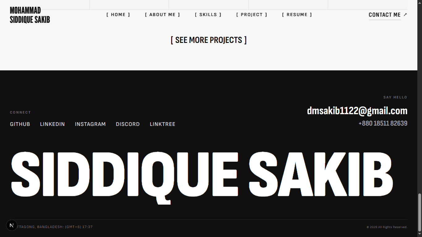 sakib Portfolio screenshot 3